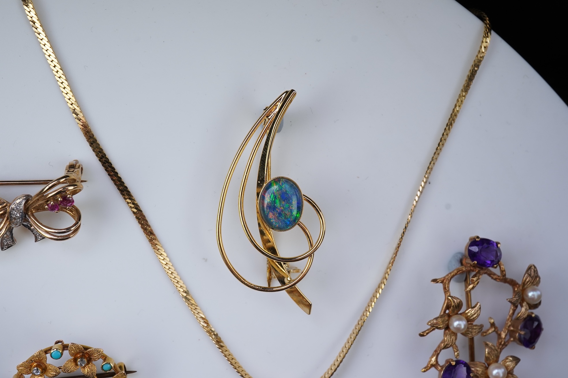 A large collection of jewels